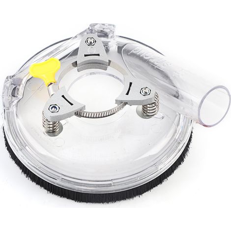 TOIVIZE-Kit de capot anti-poussière universel pour meuleuse d'angle 4"/5" (100mm/125mm), récupération jusqu'à 99.5% des particules, design bord amovible pour travail près des murs. (1/4)