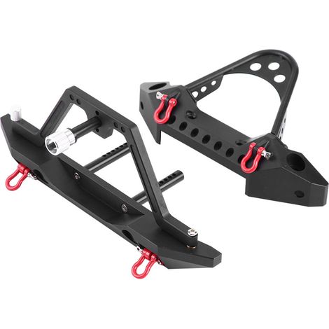 Pare-chocs arrière en métal pour voiture RC Axial SCX10 90046 TRX4 (crawler télécommandé) (1/5)