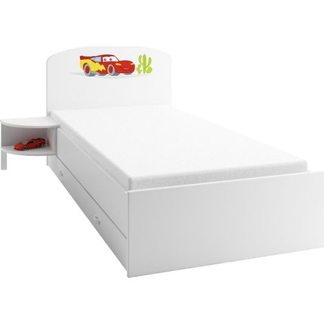 Lit CARS , 90 cm - avec matelas (1/5)
