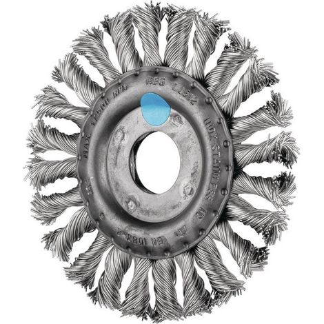 Spazzola A Piastra Rbg 12512 / 22,2 Ct Acciaio Inossidabile 0,35 D. 125 Mm Di Spessore Spesso 0,35 Mm Va 1
