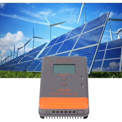 Contrôleur de charge et de décharge photovoltaïque MPPT 12V/24V 30A (1/5)