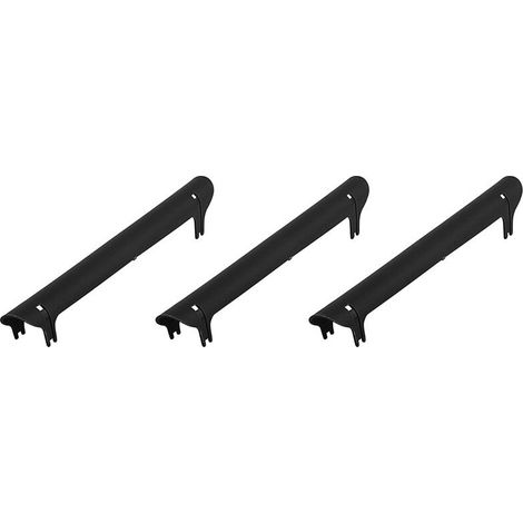 Adatto per 3 nuove protezioni per foderi del telaio della mountain bike, protezioni per catena della bicicletta, accessori per bicicletta, nero.