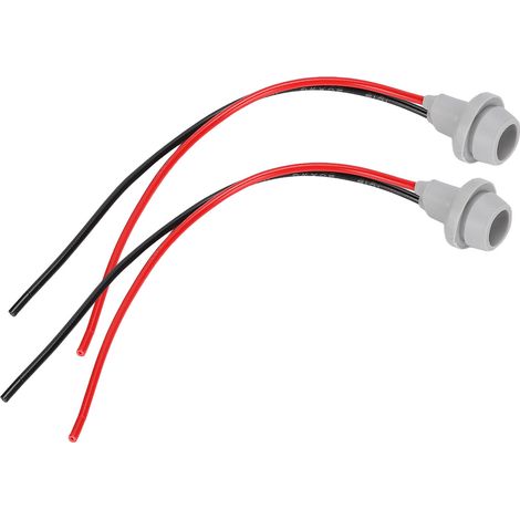 Lot de 2 supports de lampe en caoutchouc cuivre résistants à la chaleur pour camion SUV camping-car 12V avec fil raccord simple à poser (1/5)