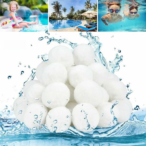 Bolas filtrantes reutilizables 200g: Sustituyen 50kg de arena, ideales para diversos sistemas de filtrado (1/4)