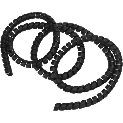 Gaine spiralée universelle pour câble de frein de trottinette électrique M365 Pro, noire (1/5)