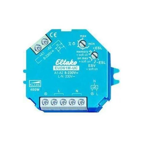 Eltako EUD61MUC Regulador multifunción blanco 500W