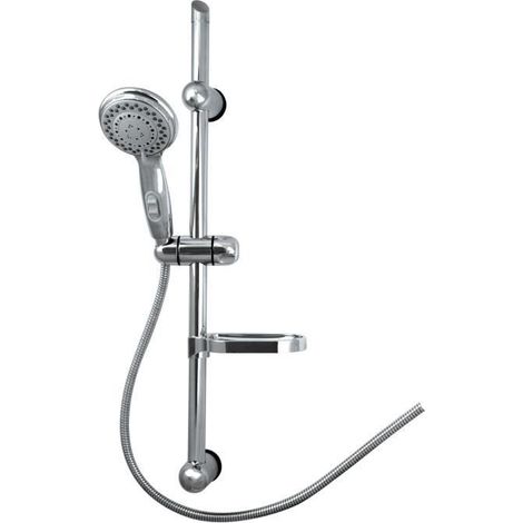 ROUSSEAU Duschstange + Handbrause ohne Stop'o' Wasserhahn (1/2)