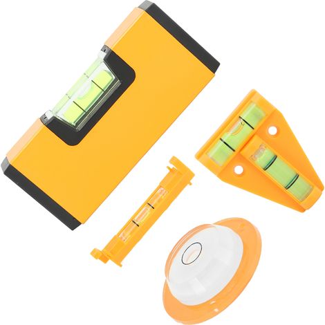 Miniatur-Magnetwasserwaage, runder T-Winkel, präzises Messwerkzeug für Wohnmobile und Biwaks, 2er-Set Zubehör (1/5)