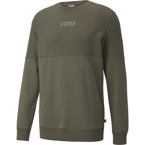 Herren-Sweatshirt Puma MODERN BASICS CREW TR grün 58934744 r S