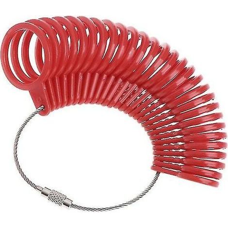 CREA Ringgrößenmesser, Messwerkzeug für Fingerringe, Ringdorn, Standard-Größenwerkzeug (1/5)