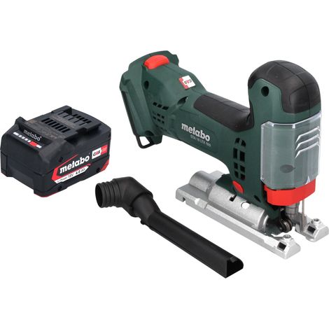 Scie sauteuse sans fil Metabo STA 18 LTX 100 18 V 100 mm Brushless + 1 batterie 4,0 Ah - sans chargeur