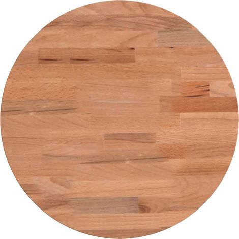 Dessus de table Dessus de bureau Plateau de table Ø30x1,5 cm rond bois massif de hêtre