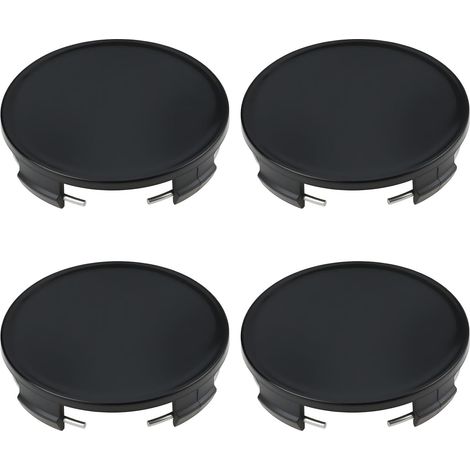 4 Cache-moyeux de Roue de Voiture 65x14mm Compatibles avec Les Moyeux de Roue Avant Et Arrière (1/5)