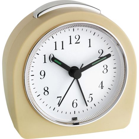 TFA 60.1021.09 beige Quarzwecker Analoganzeige (1/2)