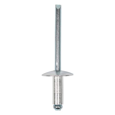 TIMCO Rivets Flange Head Aluminium - 4.8 x 12