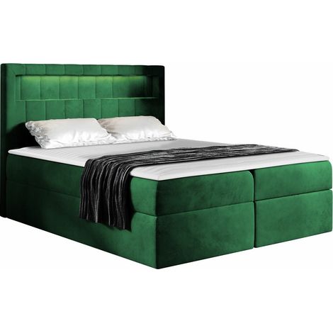 Cama continental Pomum, Magic Velvet 2225, Doble, Continental, 160x200, Tapiz, Somieres, 162x217x123cm, LED (1/5)