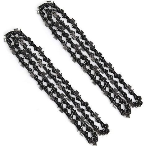 Chaînes Tronçonneuse Authentiques - Rotatech 16" 59 Maillons - Longueur 40 cm - Titane Électrique (Lot de 2) (1/5)