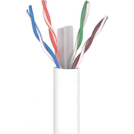 Cable Utp Cat6 Rigido Cu Lsfh Dca Blanco (305m) 212310-wh