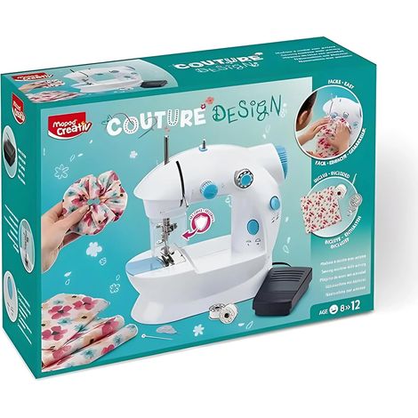 Maped Creativ - Macchina da cucire per bambini - Couture Design - Completamente sicura - A partire dagli 8 anni - Mini macchina da cucire portatile con tutti i materiali necessari per l'uso (1/4)
