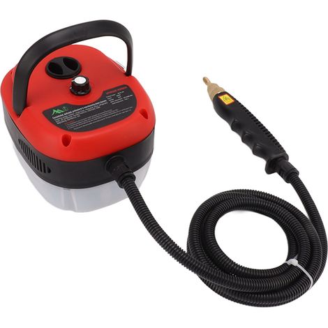 Nettoyeur vapeur portable 2500 W 3 bars, haute pression, haute température, chauffage rapide, prise UE 220 V, rouge (1/5)