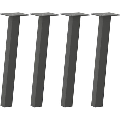 Maison Exclusive - Patas para mesa de centro (4 unidades), antrac