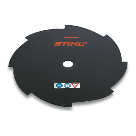 Stihl 40017133803 Grasschneideblatt 8 Schneiden 230 mm, schwarz