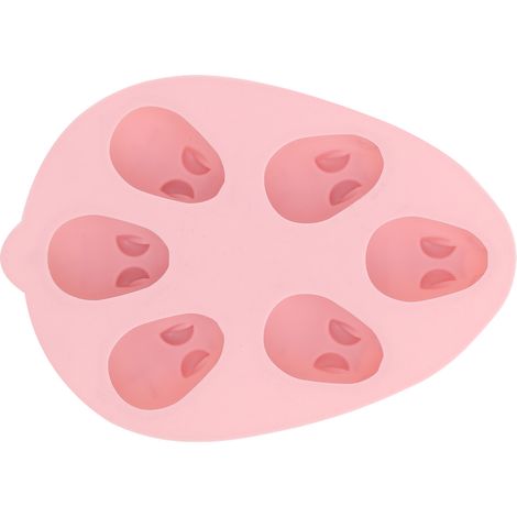 Moule en Silicone 3D Lapin pour Gâteaux, Glaces et Chocolat - Rose (1/5)