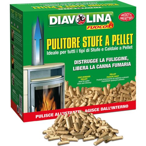DIAVOLINA 'PELLET - SPAZZACAMINO' art. 15020- 10 confezione  - DIAVOLINA