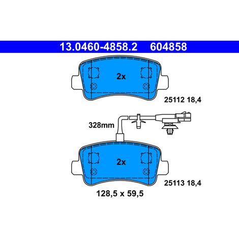 Pastillas HAM Renault Master III 10 TRASERAS 2.3 dCi (1/2)