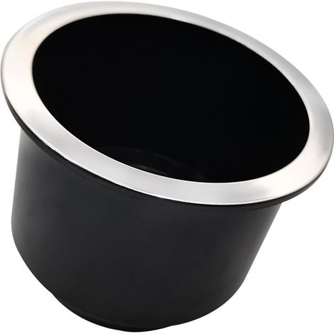 Marine Black Nylon Cup Holder, RV Beverage Cup Holder, Marine and Yacht Hardware Accessories - Plated Cup Holder - 1 (1/4)