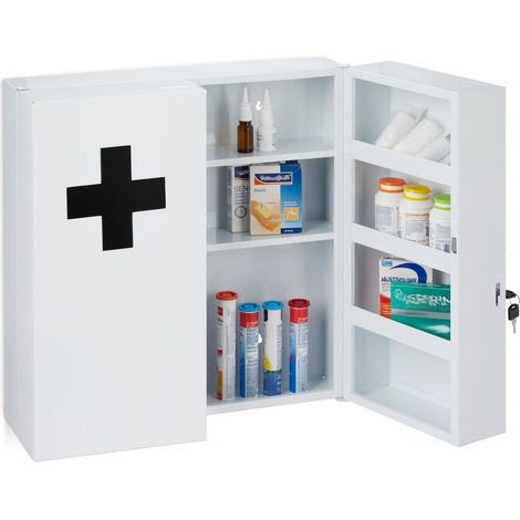 Armadietto dei medicinali XXL in bianco