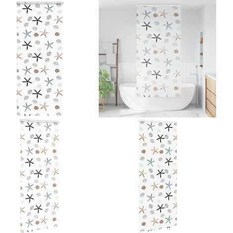 vidaXL Store enrouleur de douche avec cassette largeur du tissu 96 cm (1/5)