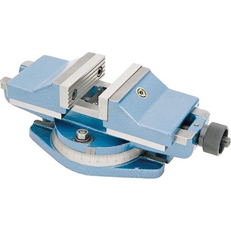 Étau de fraisage mécanique auto-centreur largeur des mors 160 mm ouverture 125 mm hauteur de mors 50 mm Bison 6531-160 (1/4)