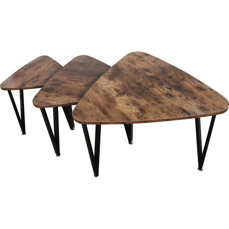Aga Kaffeetischset MR2031 im 3er Set Satztisch 2-TLG. für Wohnzimmer Flur Schlafzimmer