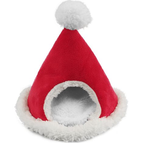 Petit lit en polaire pour cochon d'Inde, maison miniature hamster, nid douillet pour hérisson et sugar glider (1/5)