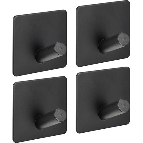4Pack Selbstklebende Haken 304 Edelstahl Klebrige Wandhaken für Aufhängen Kleidung Handtücher (1/5)