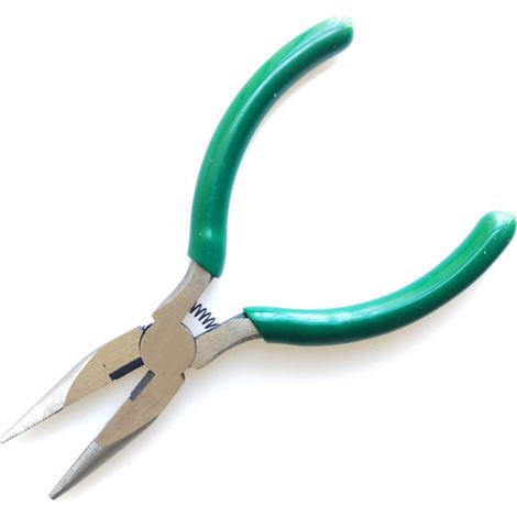 Pince à bec effilé en acier haute carbone, mini pince professionnelle longue nez, outil de bricolage portable pour coupe-fil (1/5)