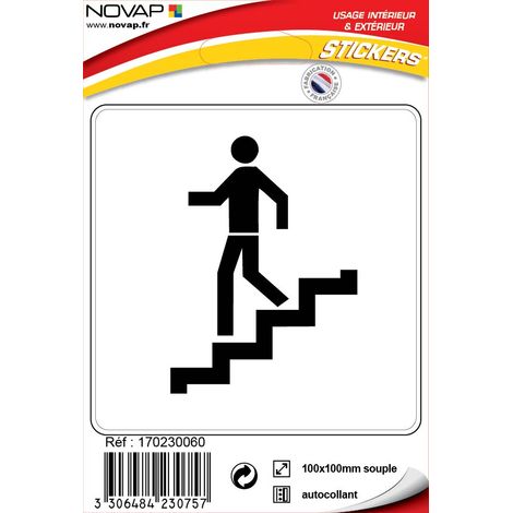 Stickers adhésif - Escalier descente - 4230757