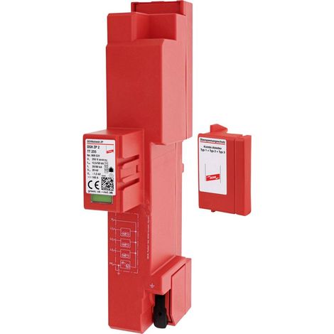 DISJONCTEUR DE FLASH SURTENSION COMBINÉ POUR RAIL DE COLLECTE DEHNSHIELD, IMMEUBLE AVEC PROTECTION CONTRE LA FOUDRE EXTÉRIEURE (1/2)