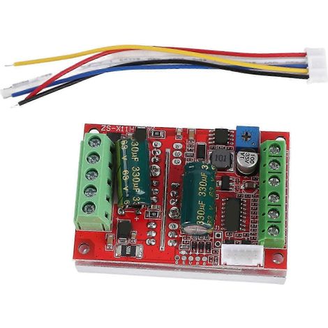 Contrôleur de moteur intelligent 12 V 24 V 48 V, marche avant et arrière, module de contrôle de vitesse pour moteur CC sans balais PWM 400 W (1/5)