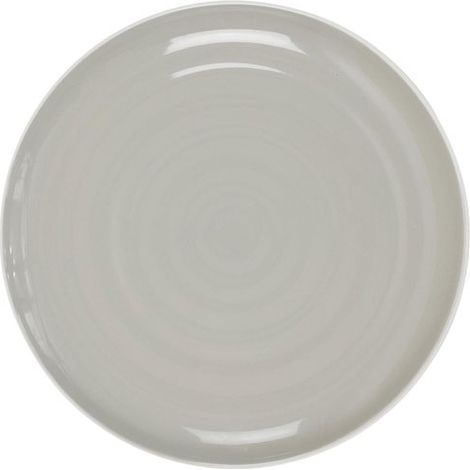 Teller Platte 26,5 cm Grau - Bicolore - Home Deco Factory - Cmp