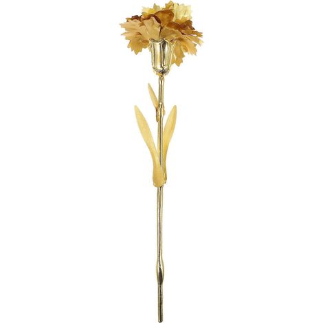 Geschenke für Mama: Künstliche Nelken aus 24-karätiger Goldfolie, handgefertigt in einer Geschenkbox – das perfekte Geschenk zum Muttertag, Erntedankfest oder Geburtstag (Golden)-25X7.5CM-Golden (1/4)