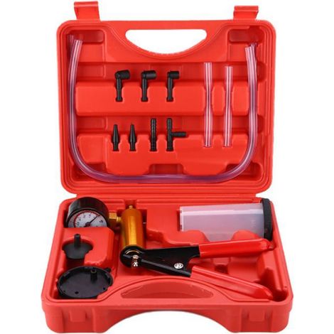 Pompe A Vide - Purgeur De Frein - Kit De Purge Pour Systeme De Frein Et D Embrayage - 120 Ml - Pour Voiture Et Moto (1/5)