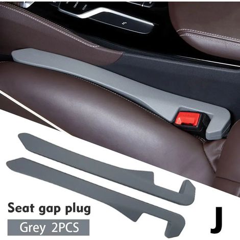 (Gris, lot de 2) Bouchons de joint d'étanchéité pour sièges auto, joints étanches, accessoires universels pour l'intérieur de voiture (1/5)