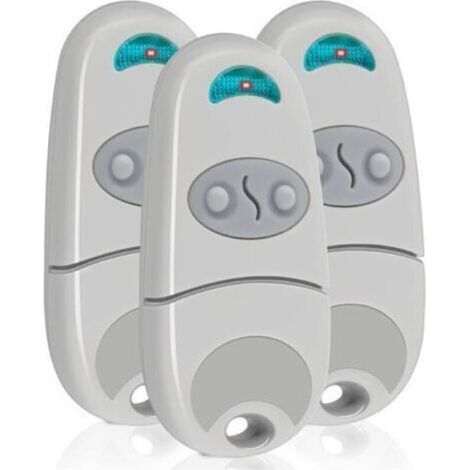 3pcs Telecommande Portail, 433,92 MHz Telecommande Porte de Garage pour C@ME, Télécommande Porte Garage Compatible avec 433,92MHz NA,EE,EV, 2 Canaux (C@me Uniquement) (1/5)