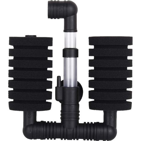Filtro a spugna per acquario – doppia spugna biochimica – pompa ad aria – ventosa XY-2831 – accessori per la filtrazione