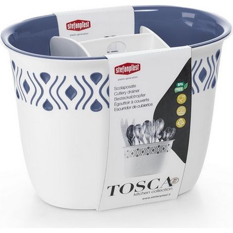 1PZ SCOLAPOSATE TOSCA bianco/blu palace