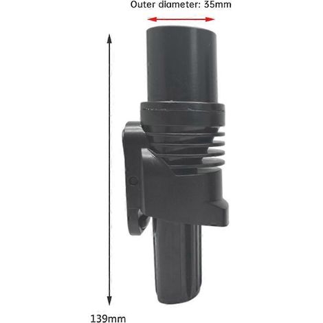 Adaptateur 35 mm avec brosse en crin de cheval pour aspirateurs Shark IX et IZ (toute la gamme) (1/4)