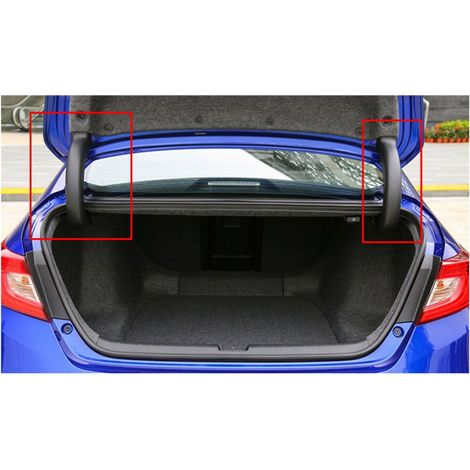 Zweiteilige Zierleiste für das Scharnier des Kofferraumdeckels aus Kunststoff für Honda Accord CV Limousine (Modelljahre 2018-2019) (Autozubehör)