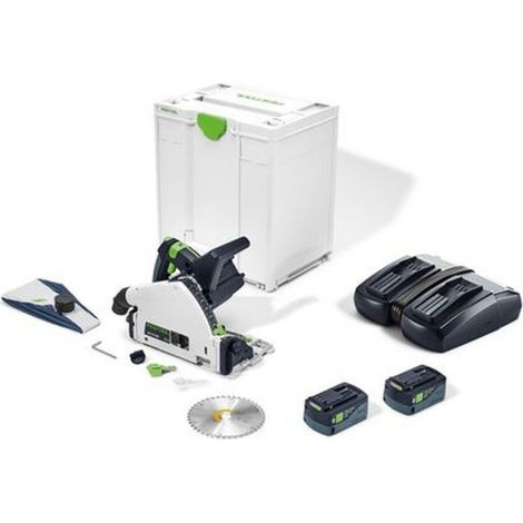 Festool – Scie plongeante sans fil TSC 55 – Moteur Brushless – Profondeur de coupe 55mm – Système KickbackStop pour sécurité – Autonomie prolongée (1/10)